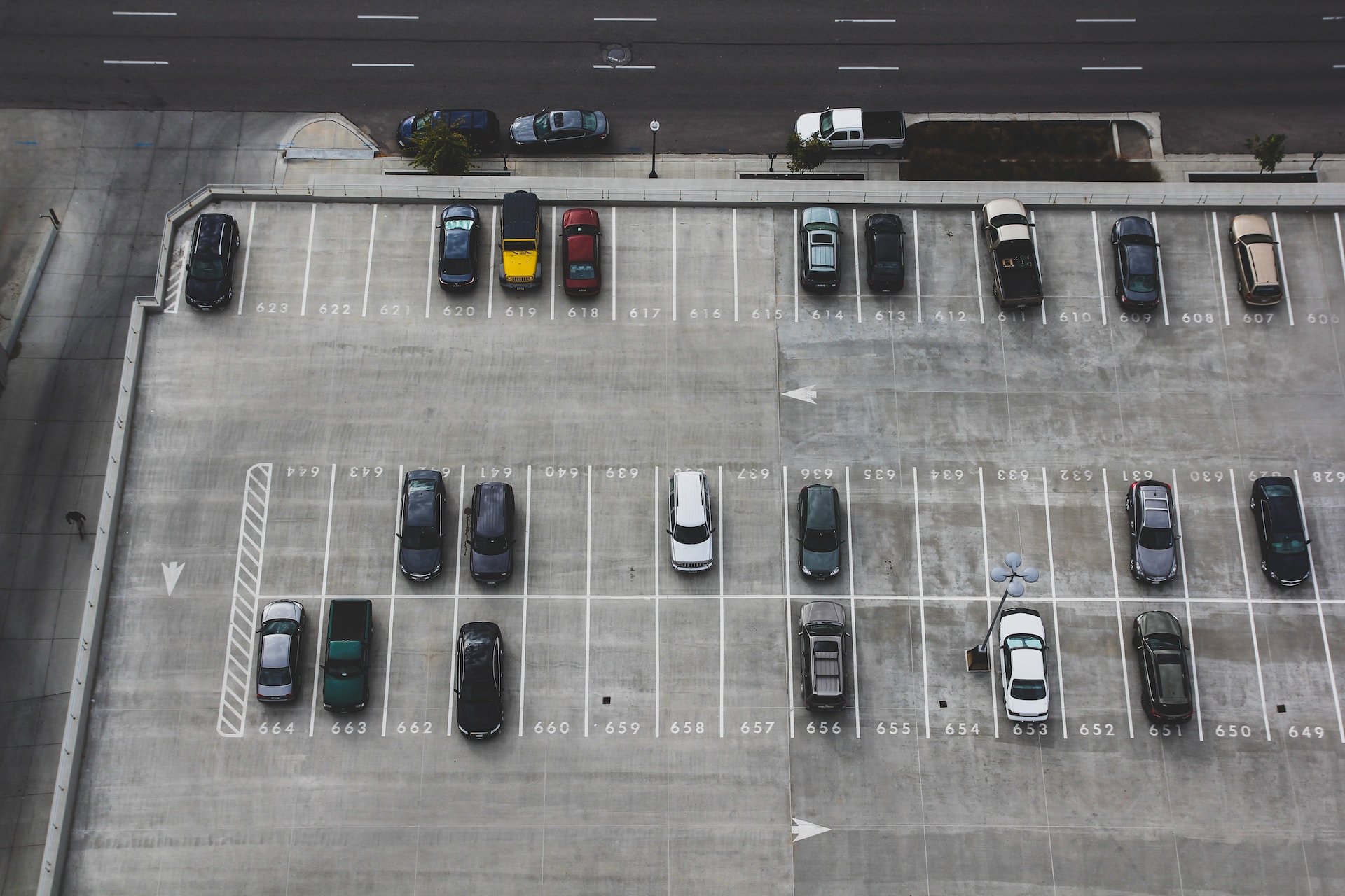 Parking with road view